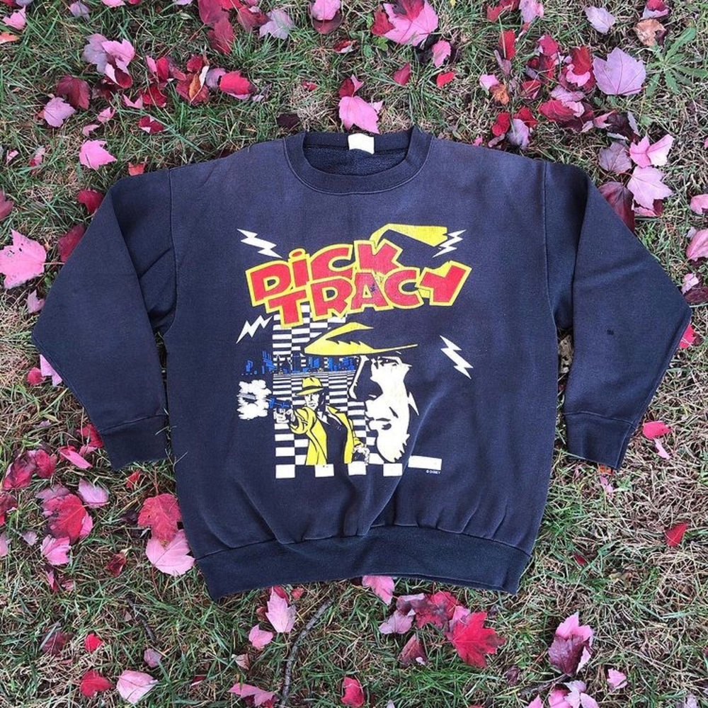 Vintage Dick Tracy Movie Promo Sweater